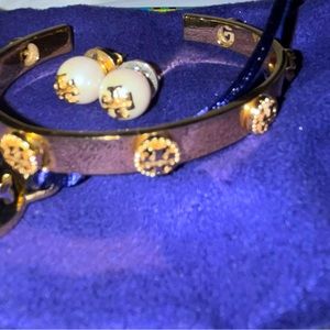 tory Burch bracelet and earrings set